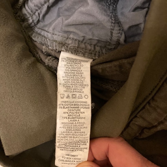 prAna Women's Avril Pant M Olive Green Hiking Walking Casual Outdoor Climbing - Picture 13 of 13